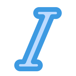 Italic icon