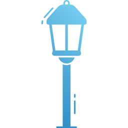 Street lamp icon