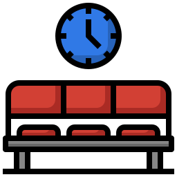 Waiting room icon