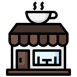 Coffee shop icon