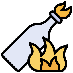 Molotov cocktail icon