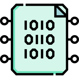 binaire codes icoon