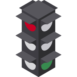 Traffic light icon