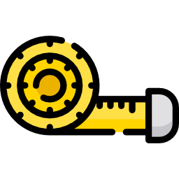 Measuring tape icon