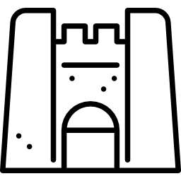 Sand castle icon