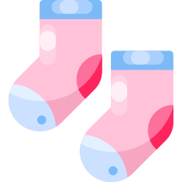 calzini per bambini icona
