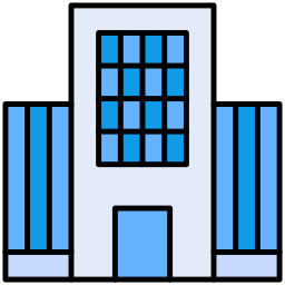 edificio de oficinas icono