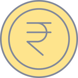 Индийская рупия иконка