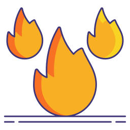 fuego icono