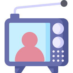 pantalla de televisión icono