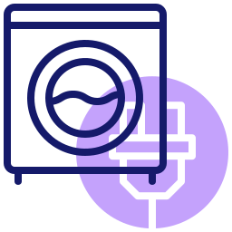 Laundry machine icon