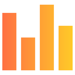 gráfico de barras Ícone