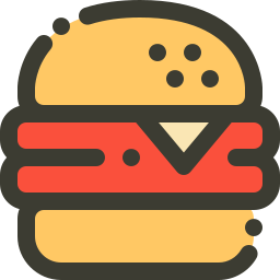 burger au fromage Icône