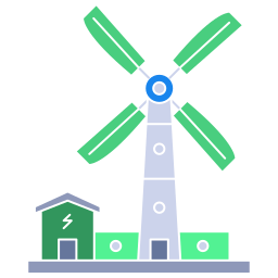 Wind turbine icon