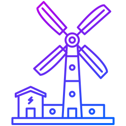 turbina wiatrowa ikona