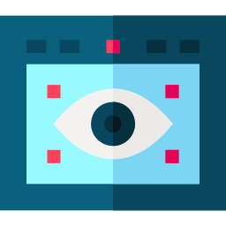 Eye scanner icon