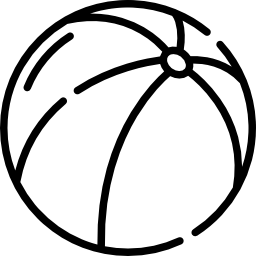 pallone da spiaggia icona