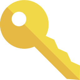 Door key icon