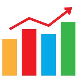 rapporto di profitto icona