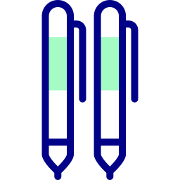 des stylos Icône