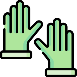 Чистящие перчатки иконка