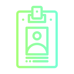 carte d'identité Icône