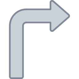 Turn right icon