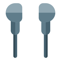 In-ear earphones icon