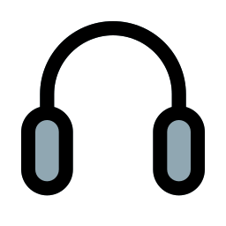 auriculares con sonido icono