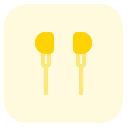 In-ear earphones icon
