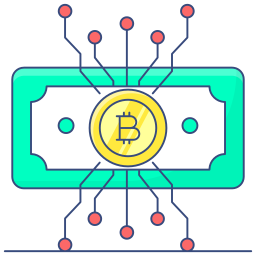 moneda digital icono
