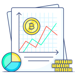 informe financiero icono