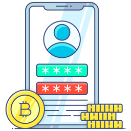 bitcoin-verschlüsselung icon
