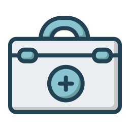 Medical kit icon