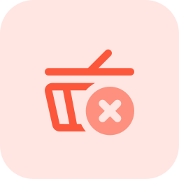 Remove from cart icon