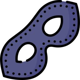 máscara de ojos icono