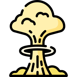 nucleair wapen icoon
