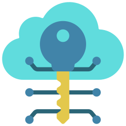 Unsecure cloud icon