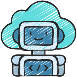 intelligenza cloud icona