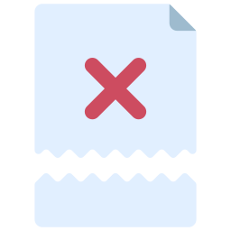 Corrupt file icon