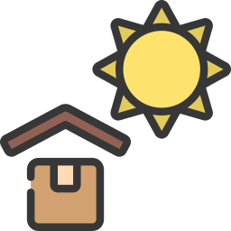 proteção solar Ícone