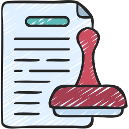 Letter stamp icon