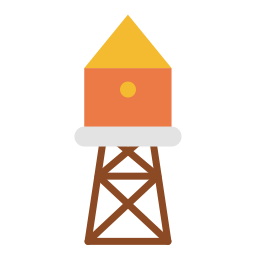 Water tower icon