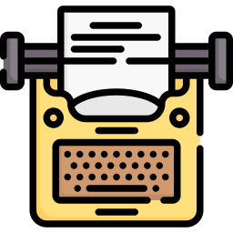 Typewriter icon