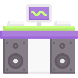 Dj booth icon