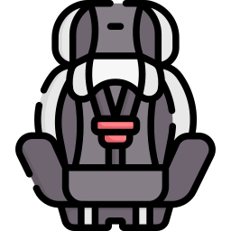 krzesło samochodowe ikona