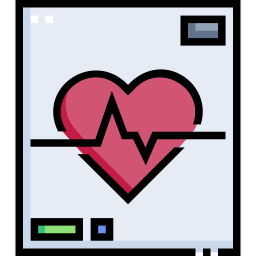 frequenza cardiaca icona