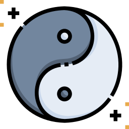 yin yang Ícone