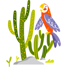 Parrot sticker