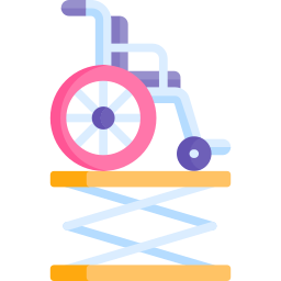 fauteuil roulant Icône